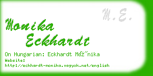 monika eckhardt business card
